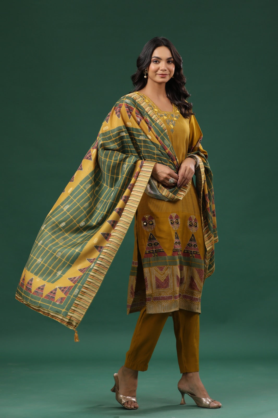 Pretty muslin suit set