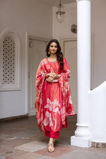 Gorgeous shimmer tissue with lining suit set