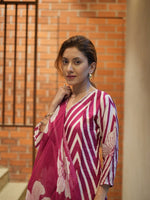 Beautiful pure muslin silk lining suit set