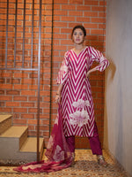 Beautiful pure muslin silk lining suit set