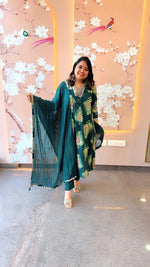 Pure cotton V neck suit set