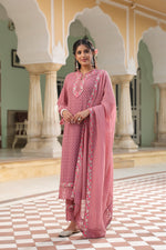Pretty Georgette lining suit set