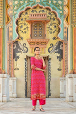 Wow gaji muslin silk bandhani kurta pant