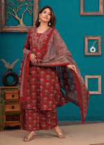 Pretty cotton full suit set