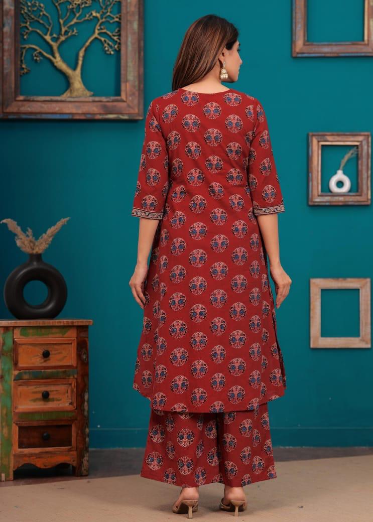 Pretty cotton full suit set