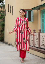 Premium crepe digital printed kurta pant