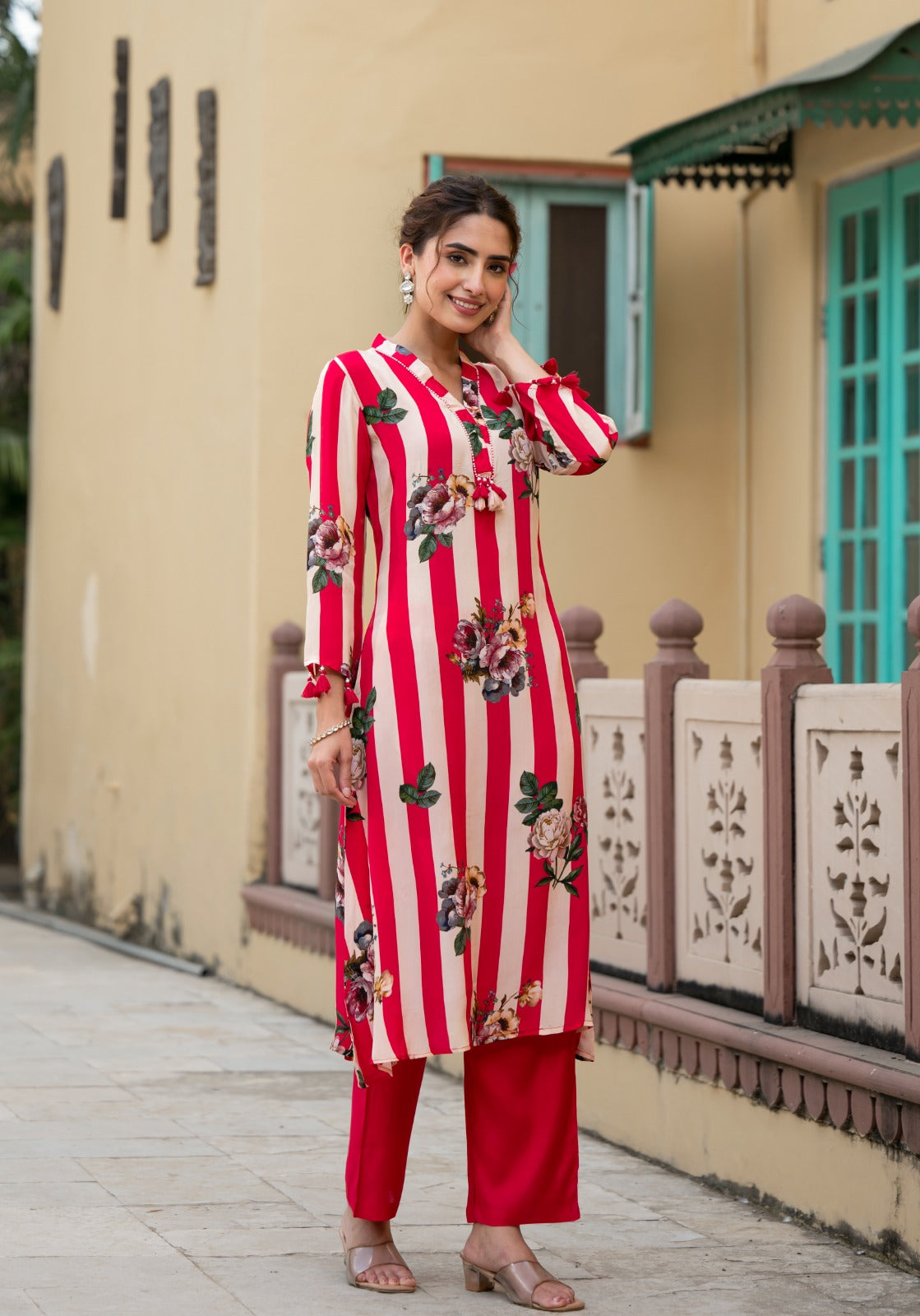 Premium crepe digital printed kurta pant