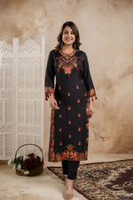 Pretty crepe full suit set