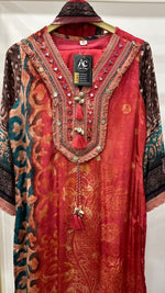 Stylish pure crepe suit set