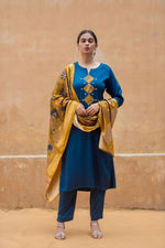 Pretty gaji silk full suit set