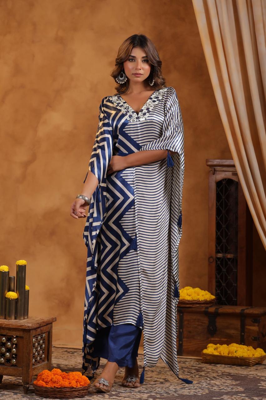 Premium gaji silk kaftan