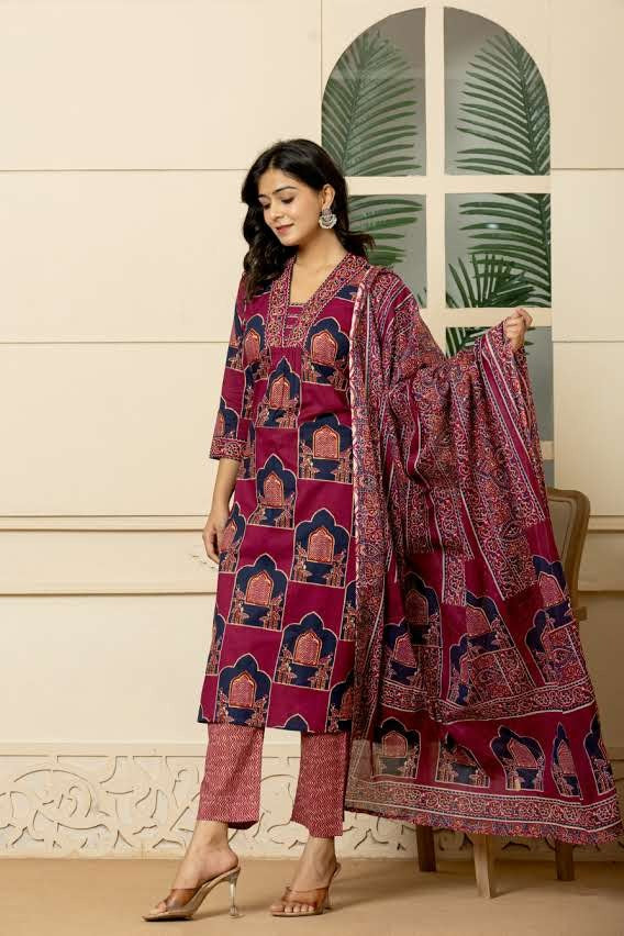 Pretty cotton full suit