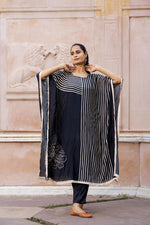 Pure muslin silk digital printed kaftan