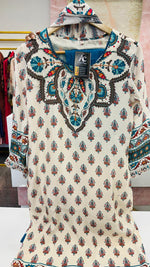 Pretty crepe full suit set