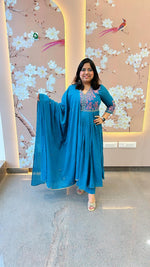 Pretty mul cotton half lining suit set