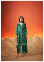 Pure crepe embellished suit set