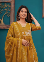 Pretty cotton designer suit set