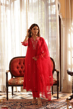 Pretty Russian silk designer sleeves suit set