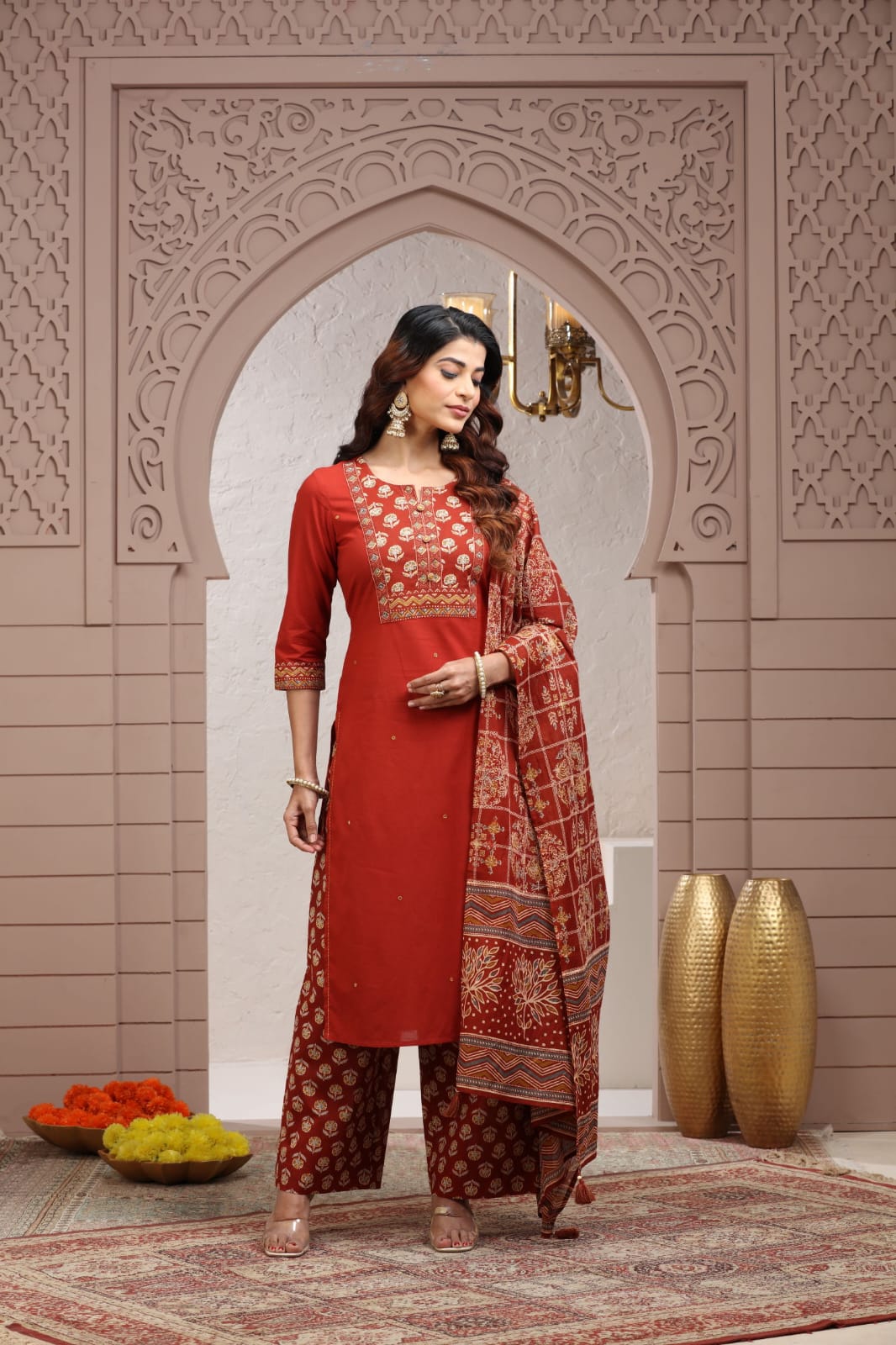 Pretty cotton suit set