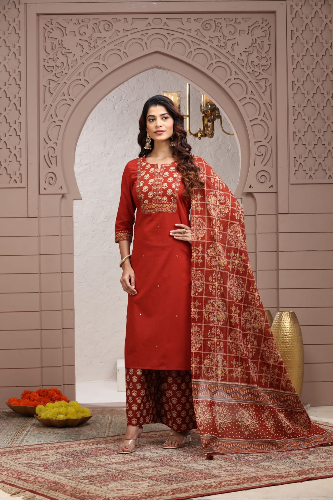 Pretty cotton suit set