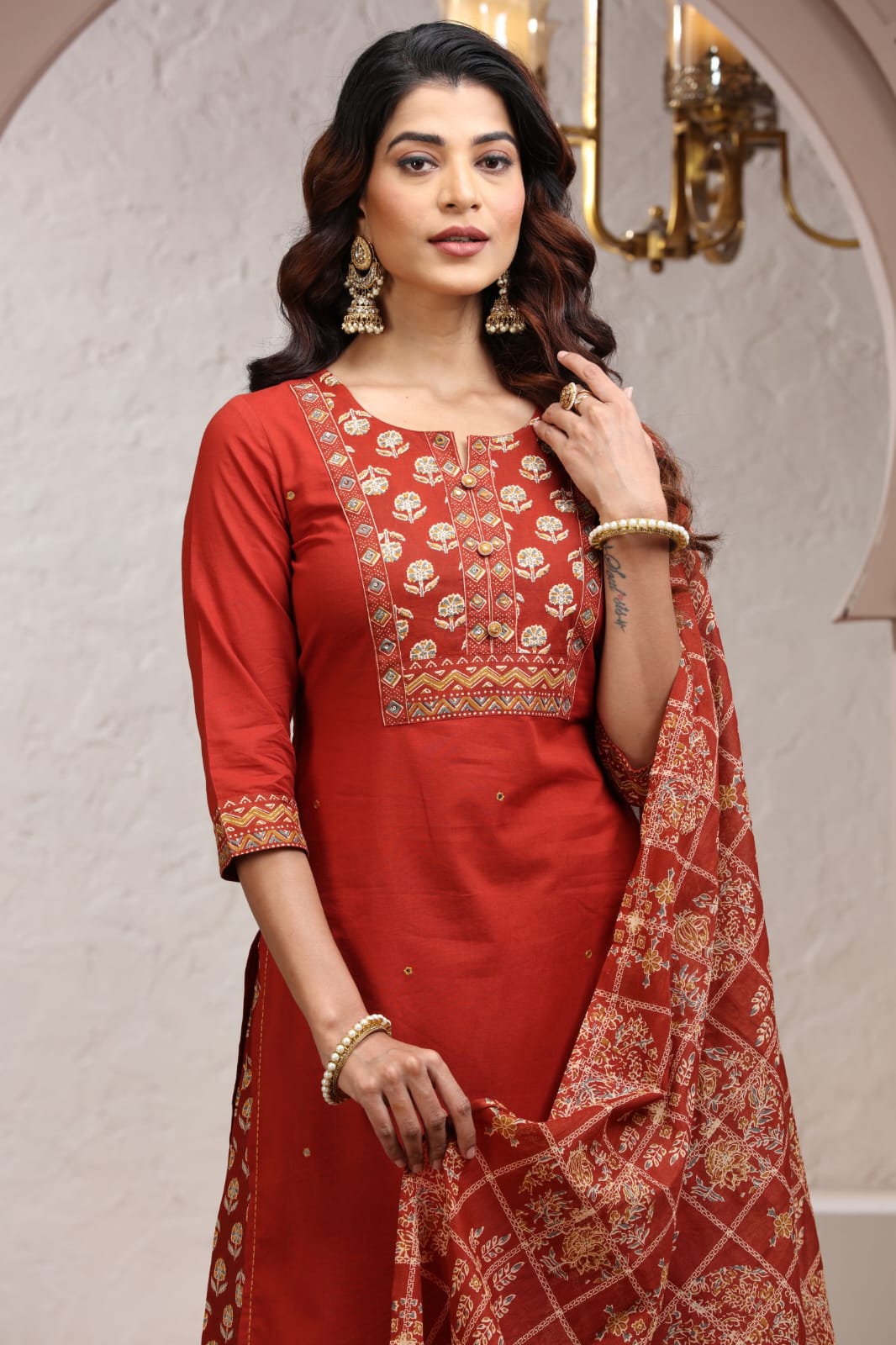 Pretty cotton suit set