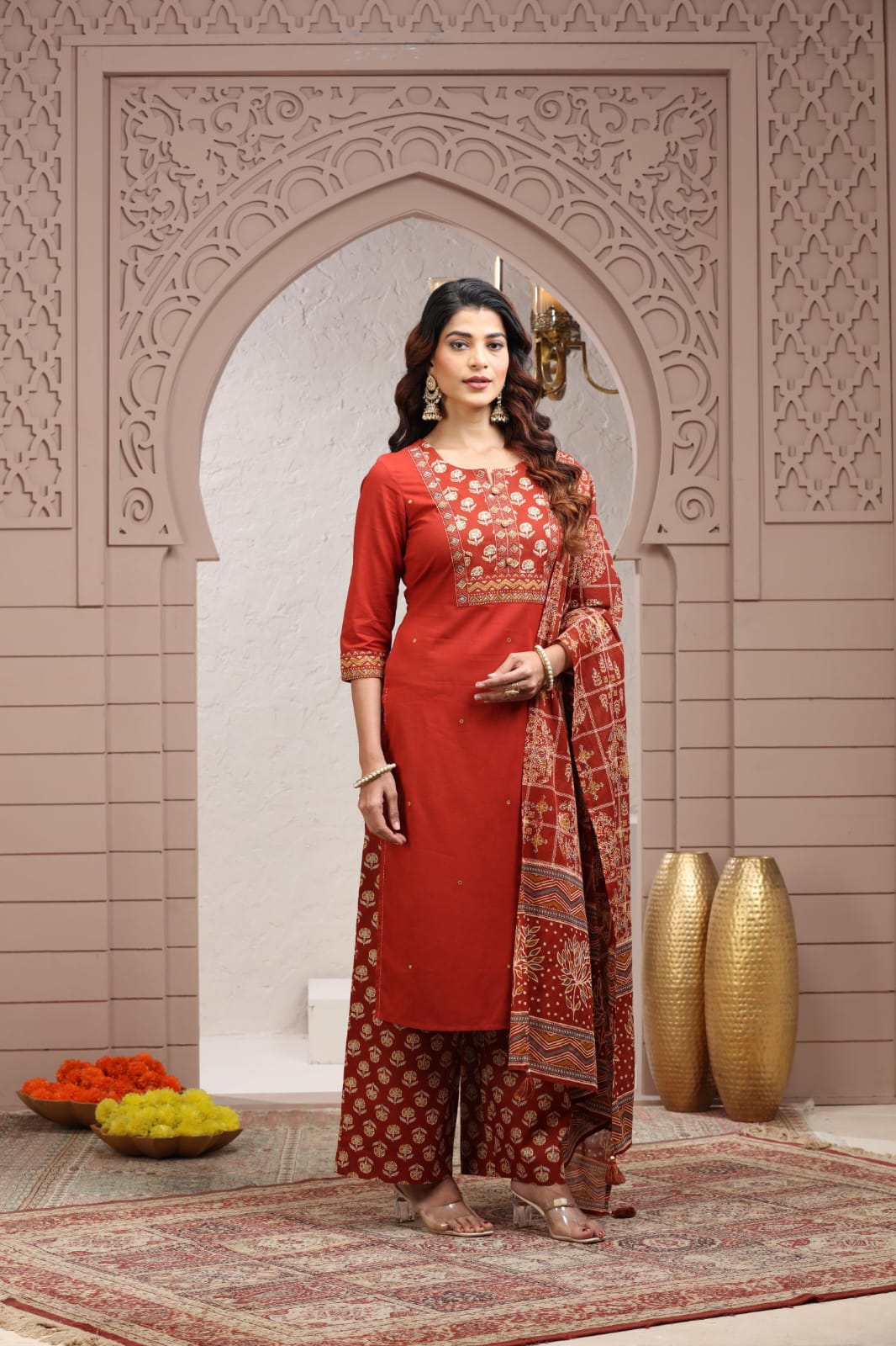 Pretty cotton suit set