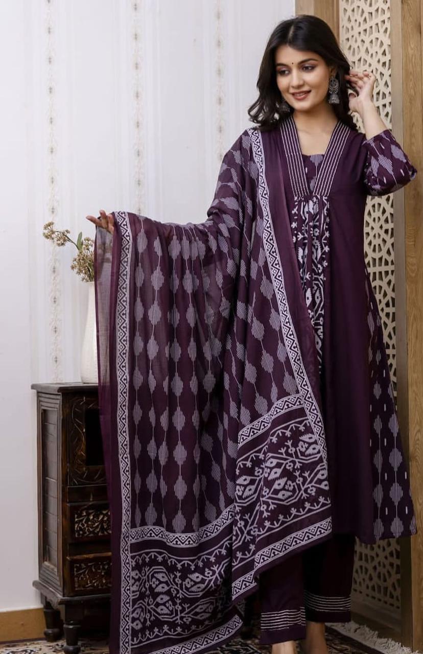 Pretty cotton suit set