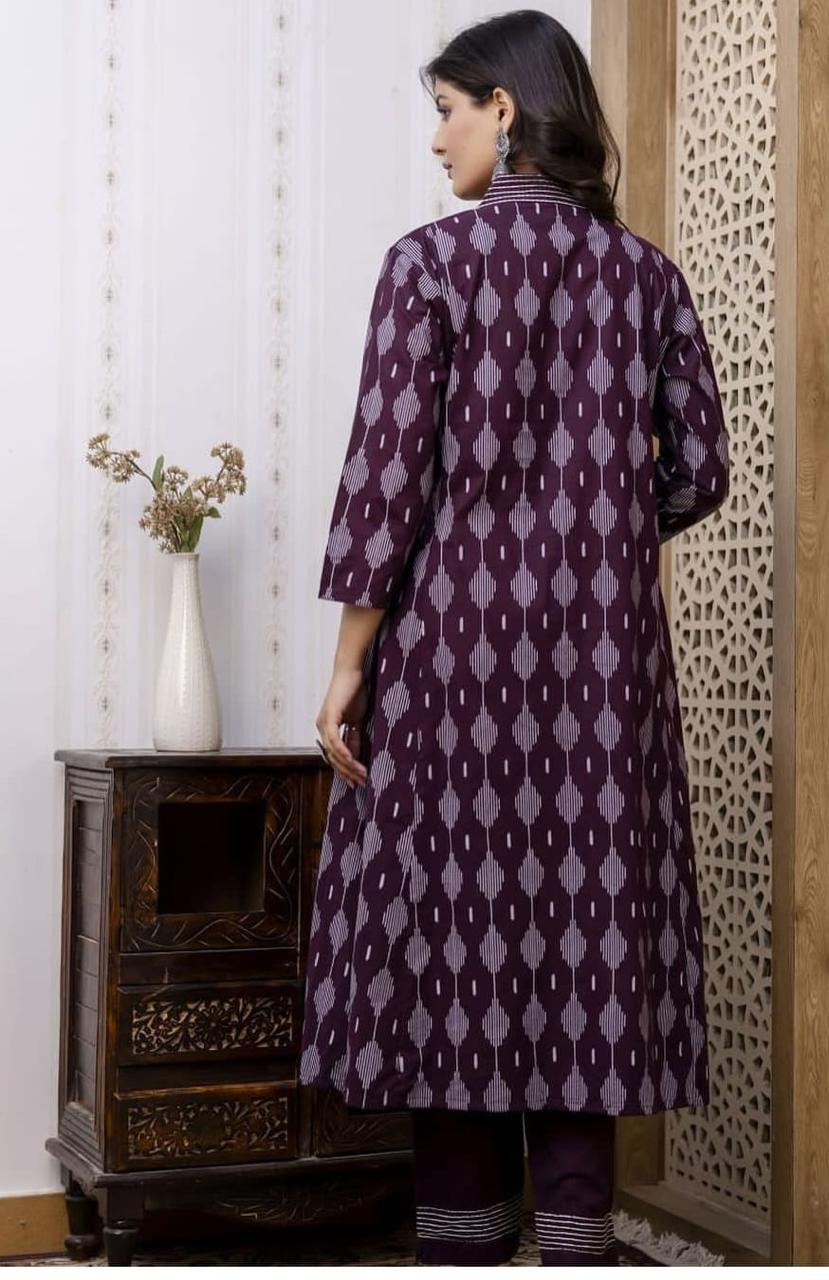 Pretty cotton suit set