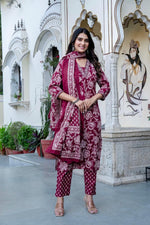 Pretty cotton full suit set