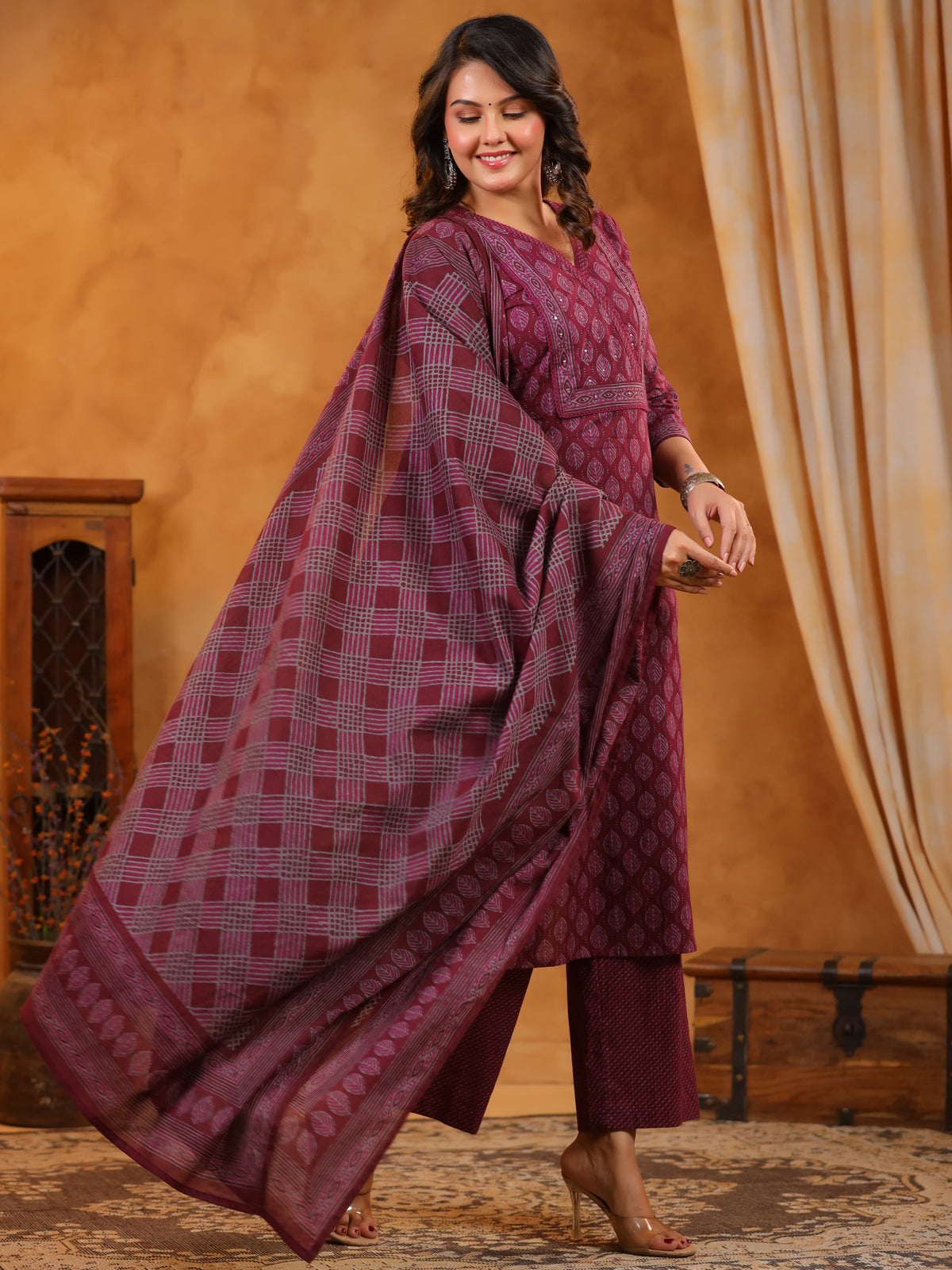 Pure cotton suit set