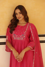 Pretty Mul chanderi designer suit set