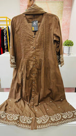 Premium cotton embroidered suit set