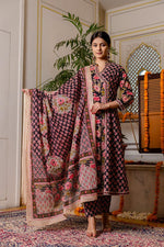 Pretty cotton angrakha full suit set