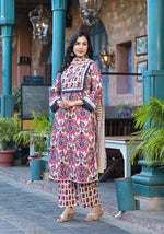 Pretty cotton designer pocket suit set