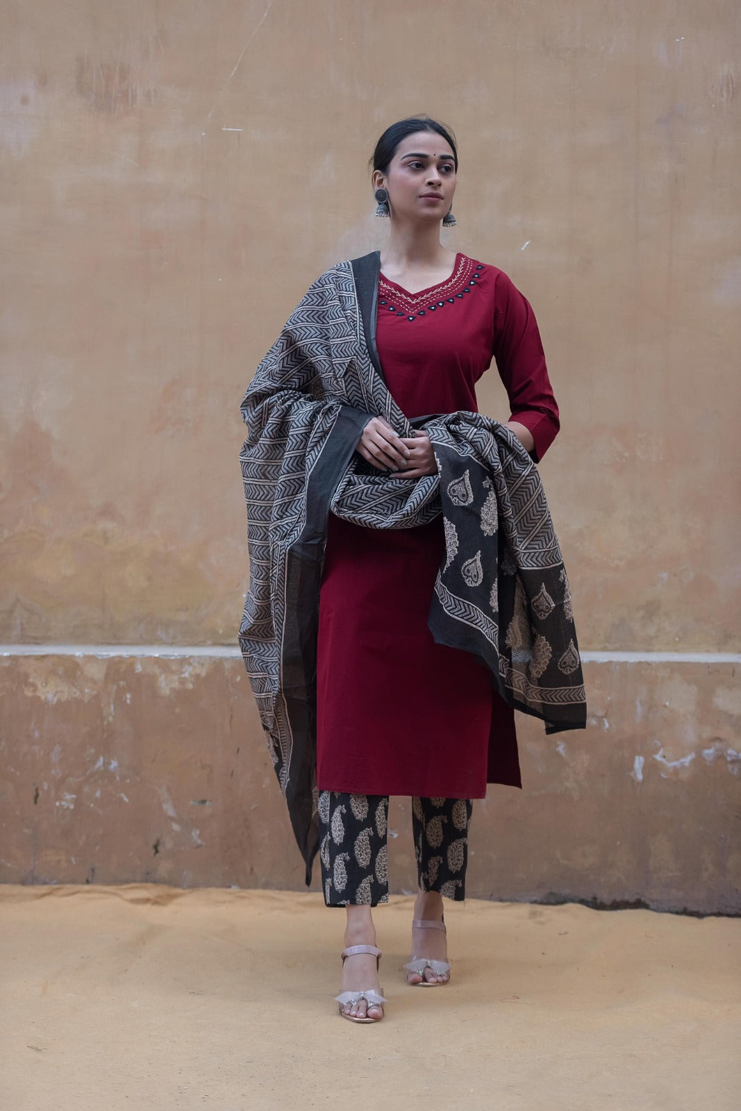 Pretty cotton suit set