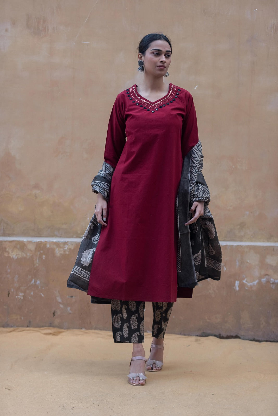 Pretty cotton suit set