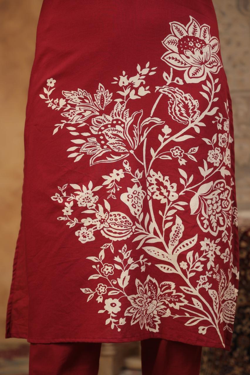 Pure cotton digital printed suit set
