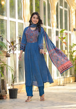 Pure crepe full suit set