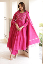 Pretty Mul chanderi lining suit set