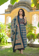 Pretty premium cotton A line suit set