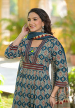 Pretty premium cotton A line suit set