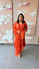 Pretty Mul Chanderi with gold Zari work