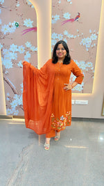 Restocked on huge demand! Pretty premium embroidered suit set.