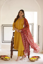 Beautiful Mul chanderi suit set