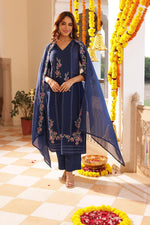 Pretty Mul chanderi suit set