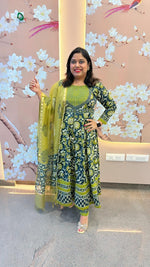 Wow Anarkali cotton suit set