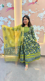 Wow Anarkali cotton suit set