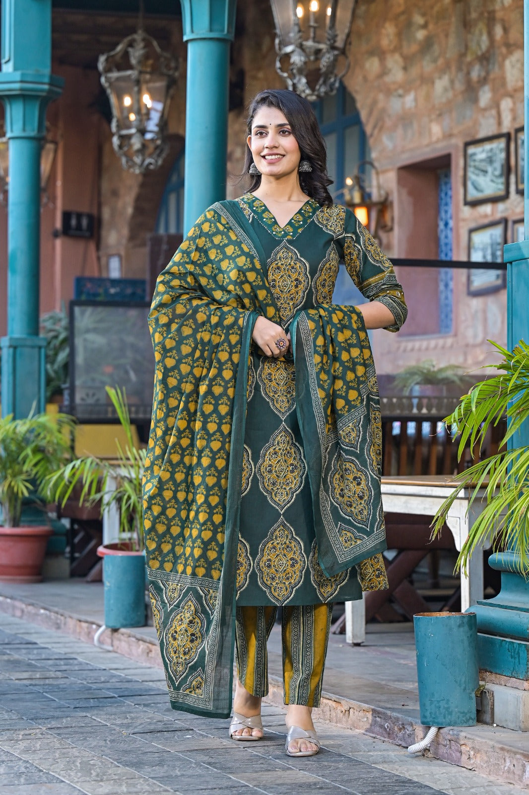 Pretty cotton suit set