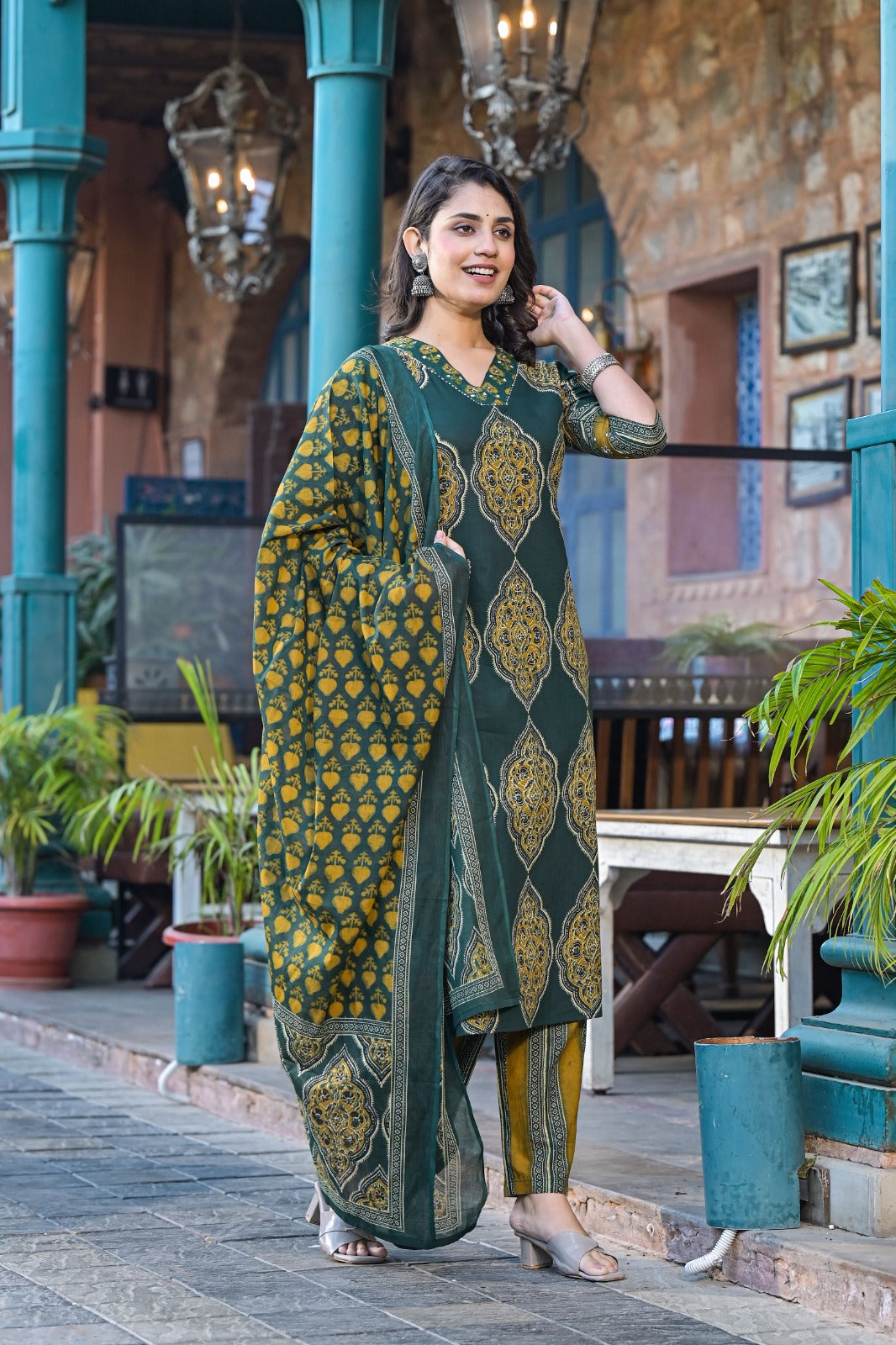 Pretty cotton suit set