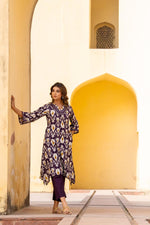 Pure Ikkat cotton co ord set